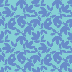Modern floral with flowers print. Seamless pattern. Hand drawn style.