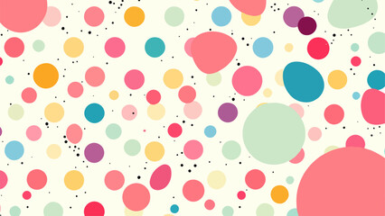 Seamless pattern with easter eggs, colorful watercolor brush strokes