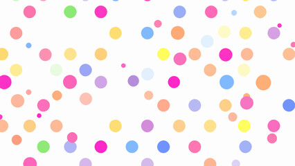 seamless easter pattern, Colorful Random Circles Seamless Pattern background Vector	