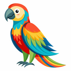 macaw, animal, vector, transparent background, macaw isolated on white