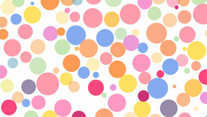 Polka dots background, seamless polka dots pattern