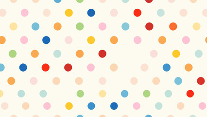 Polka dots background, seamless polka dots pattern