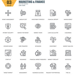 Flat Icons – Minimal Vector Set with Modern  Theme