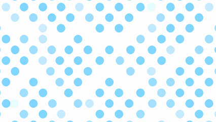 Blue Random Circles Seamless Pattern background Vector, seamless polka dots pattern