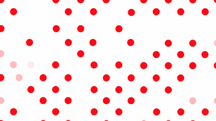 Red polka dots background