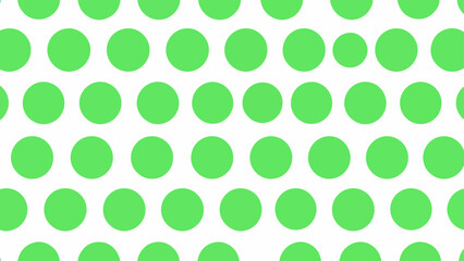 Green polka dots background