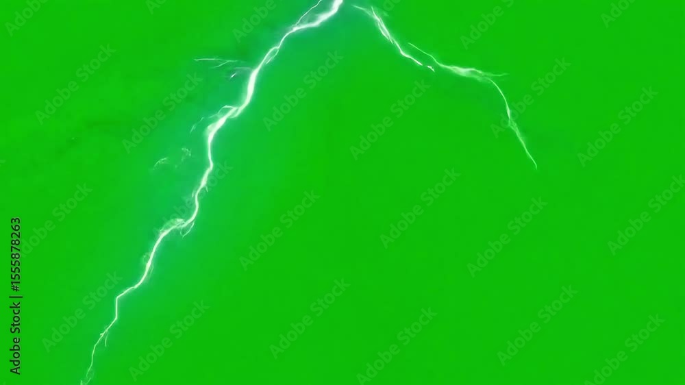 Poster dynamic green screen lightning effects for visual compositing and special effects projects