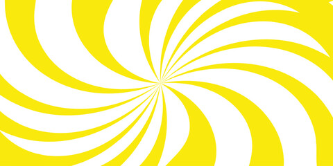 Modern seamless retro vintage burst sunrise sunbeam element spiral striped illustration. vector illustration circle light banner cartoon add design. Spiral radial striped backdrop design. 