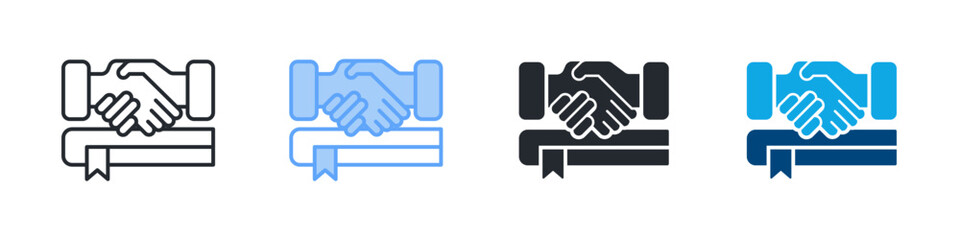 Collaborative Icon Set Multiple Style. Designed In Outline, Blue, Glyph, Dual Tone