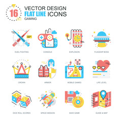 Fototapeta premium Flat Icon Set – Clean Vector Icons