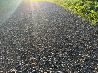 road in the field