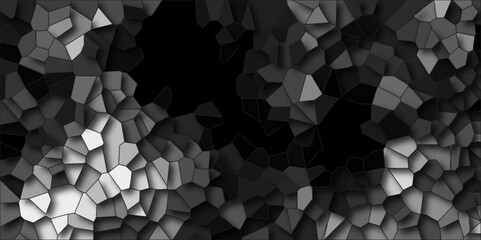 Dark and light gray Geometric Modern creative background.3d Gray Geometric Retro tiles pattern. Gray hexagon ceramic low poly crystal mosaic background. geometric triangle shape.