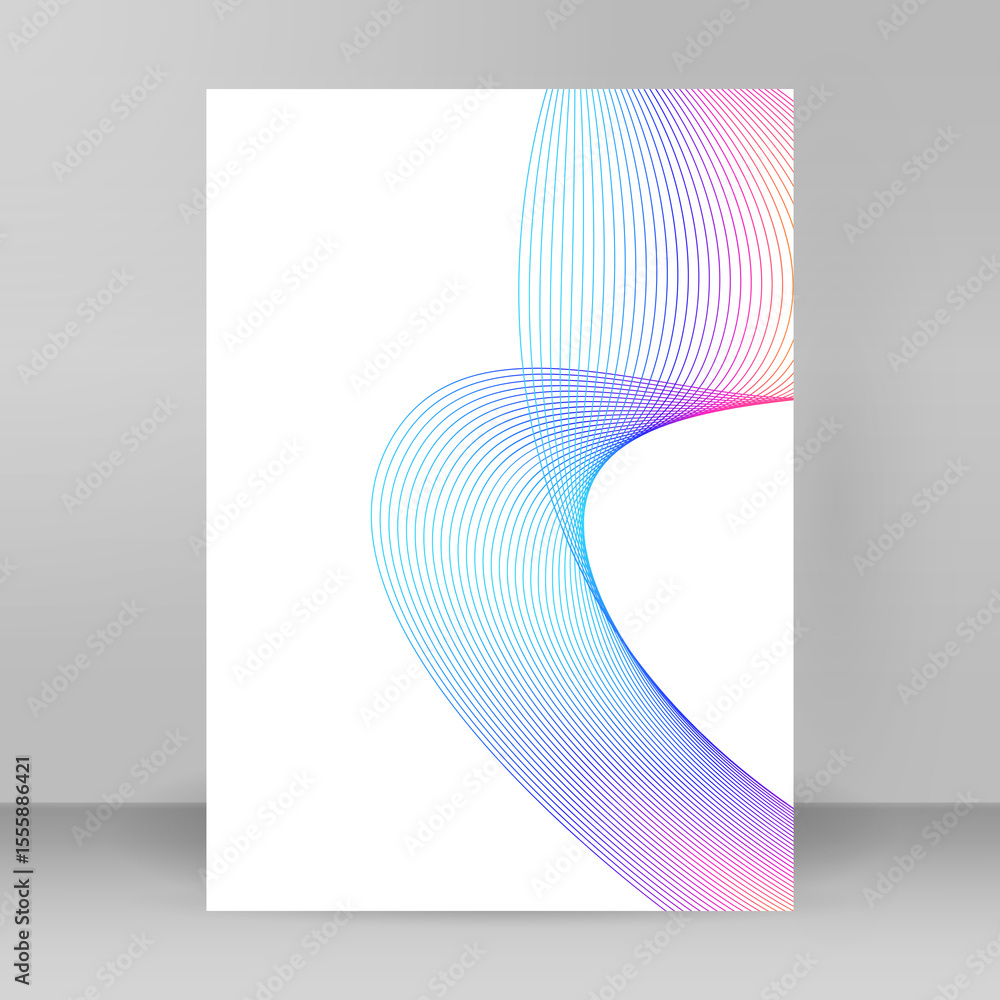 Poster advertisement flyer design elements. abstract lines golden element on background. jpg for template b