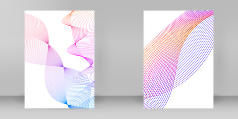 Business templates for multipurpose presentation. Easy editable waves jpg lines. design brochure A4...