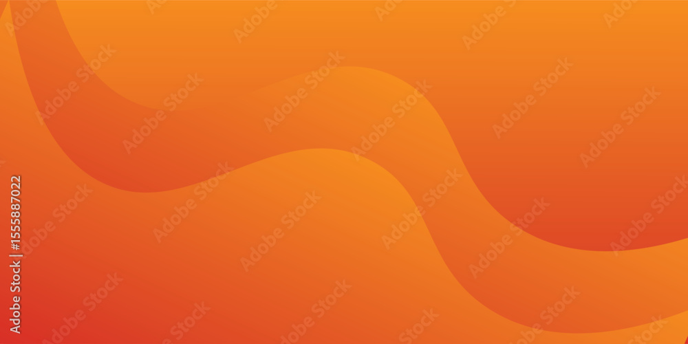 Aufkleber modern orange abstract background with flowing wave lines. dynamic wave. smooth curve lines design e