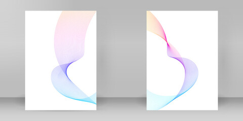 Business templates multipurpose presentation. Easy editable jpg spiral, wave lines. design brochure...