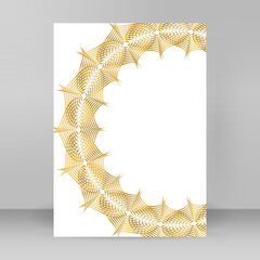 Easy editable waves lines. design brochure A4 format advertising, jpg new product newsletters,...