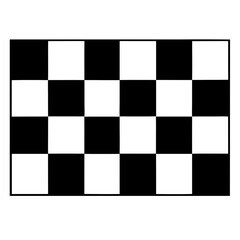 checkerboard on white background