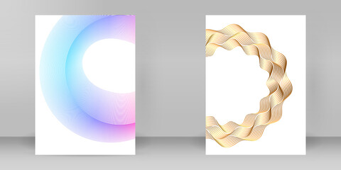 design brochure A4 format advertising, jpg new product newsletters, technology graphics, report...