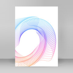 Easy editable JPG layout. design brochure A4 format advertising, for new product newsletters,...