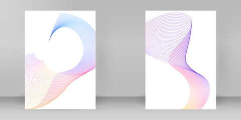 design brochure A4 format advertising, for new product newsletters, technology graphics, report...