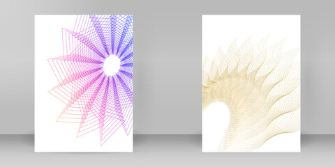 design brochure A4 format advertising, for new product newsletters, technology graphics, report...