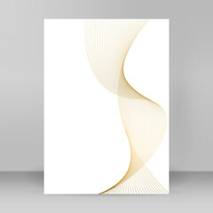 Design brochure A4 format advertising, for new product newsletters, technology graphics, report...