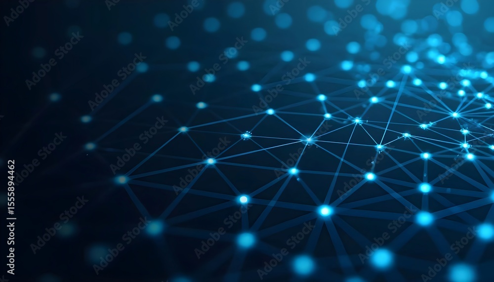 Poster abstract network connection background digital data technology concept