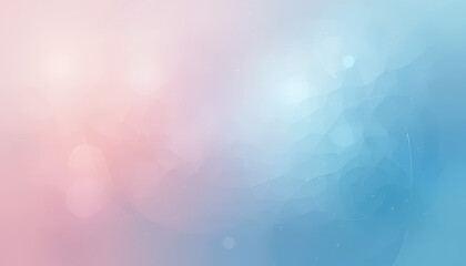 Soft pastel gradient background with pink and blue hues creating a dreamy and ethereal effect