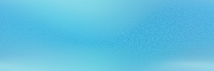 Blue sky soft gradation as seamless bg with gradient mesh and noise texture. Abstract blurred vector illustration. Ombre watercolor background with grainy pattern