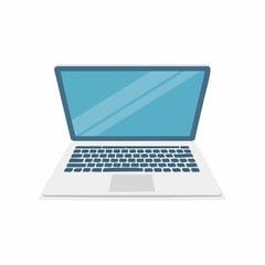laptop isolated on white background