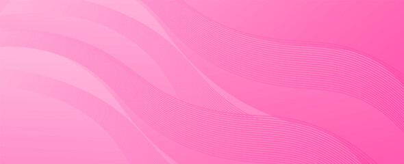Abstract pink and white Wavy Background. Vector illustration