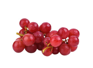 Red grape isolated on transparen png.