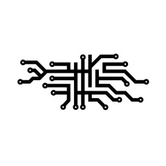 Digital Circuit Board: A stylized image of a digital circuit board, featuring interconnected lines and nodes, representing the core of modern technology.