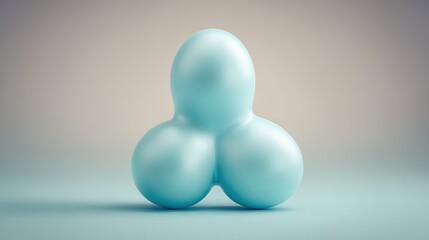 Abstract blue molecular structure in sci-fi style, symbolizing futuristic scientific exploration