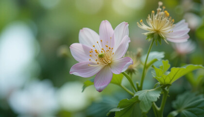 Obraz premium pink and white flowers
