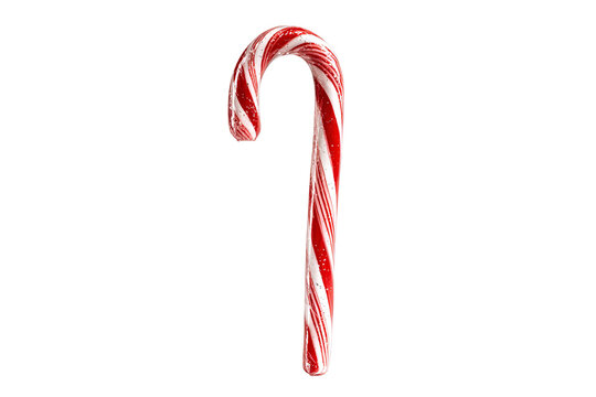 Classic Red and White Peppermint Candy Cane Christmas Treat