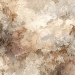 Abstract watercolor wash in earth tones, featuring mottled browns, tans, and greys, creating a textured, organic look