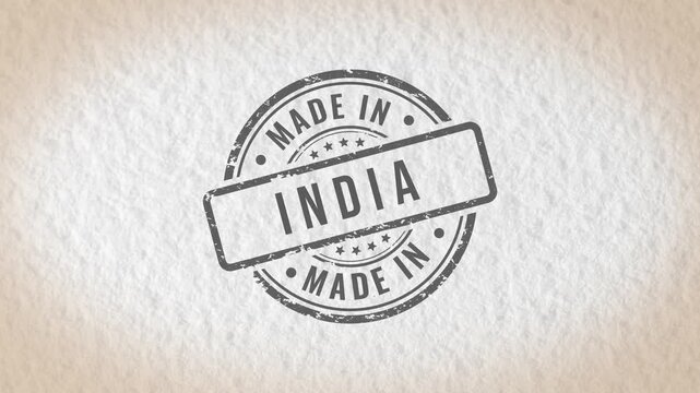 Made in India stamp