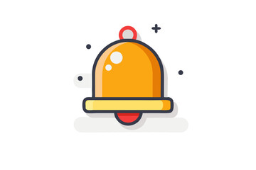 Fototapeta premium subscribe bell icon small dot alerts