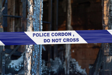 South African police tape