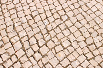 Traditional portuguese street floor