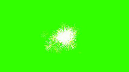 Seamless Green Plexus Animation