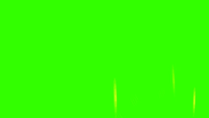 Soft Floating Green Flakes