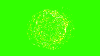 Shiny Green Light Reflections