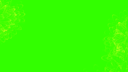 3D Green Cube Tunnel Animation