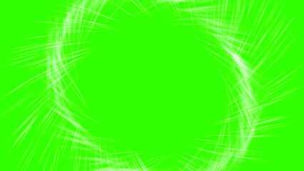 Rotating Green Galaxy Background