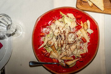 Salad plate, spring salad.