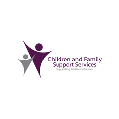 Warm and caring family support logo design symbolizing love, unity, and trust. Perfect for counseling centers, social services, nonprofits, and family-focused organizations.
