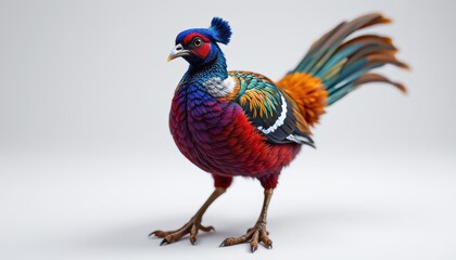 Fototapeta premium Colorful Exotic Bird Portrait